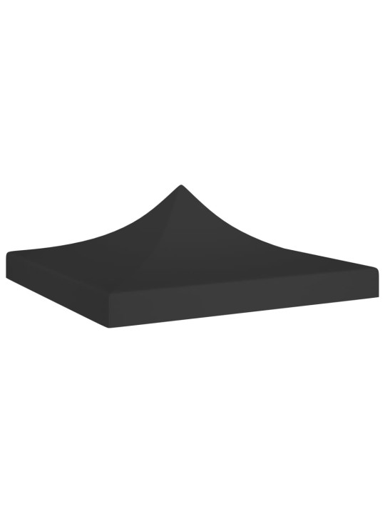 Proginės palapinės stogas, juodos spalvos, 2x2m, 270 g/m²