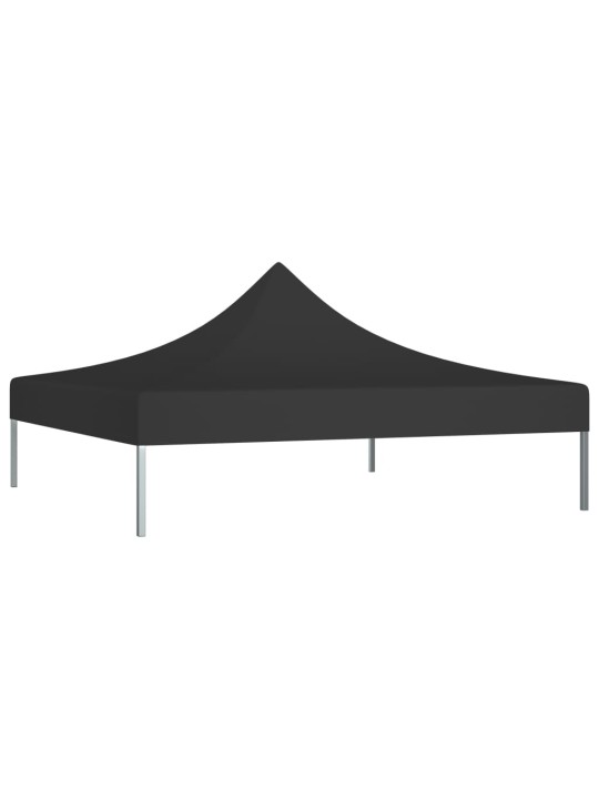 Proginės palapinės stogas, juodos spalvos, 2x2m, 270 g/m²
