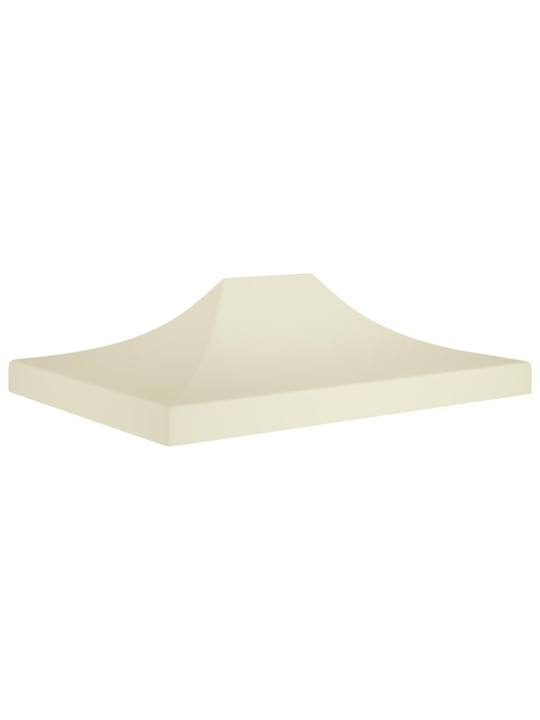 Proginės palapinės stogas, kreminės spalvos, 4x3m, 270 g/m²