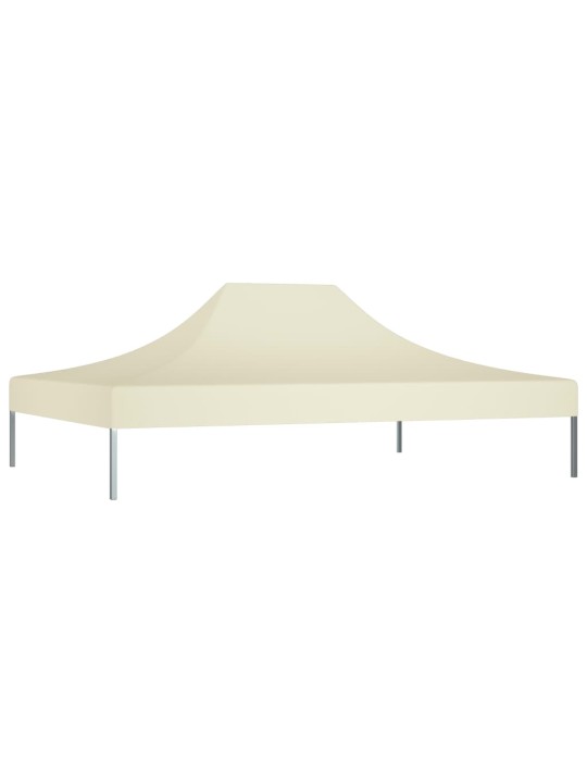 Proginės palapinės stogas, kreminės spalvos, 4x3m, 270 g/m²