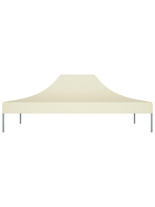 Proginės palapinės stogas, kreminės spalvos, 4x3m, 270 g/m²