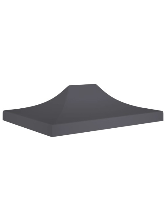 Proginės palapinės stogas, antracito spalvos, 4x3m, 270 g/m²