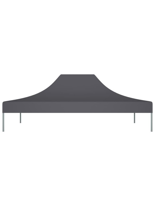 Proginės palapinės stogas, antracito spalvos, 4x3m, 270 g/m²