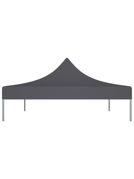Proginės palapinės stogas, antracito spalvos, 4x3m, 270 g/m²