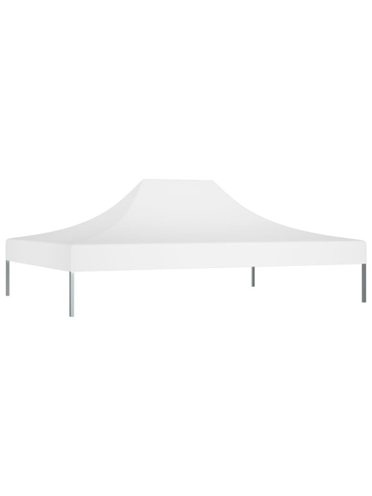 Proginės palapinės stogas, baltos spalvos, 4x3m, 270 g/m²