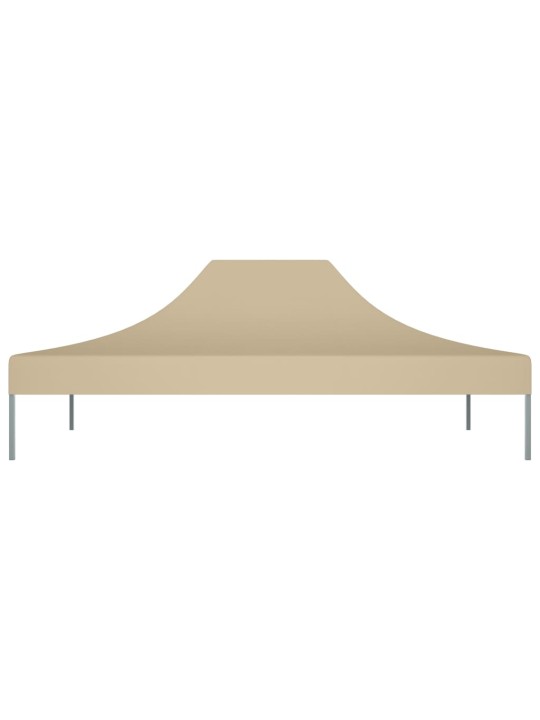 Proginės palapinės stogas, smėlio spalvos, 4x3m, 270 g/m²