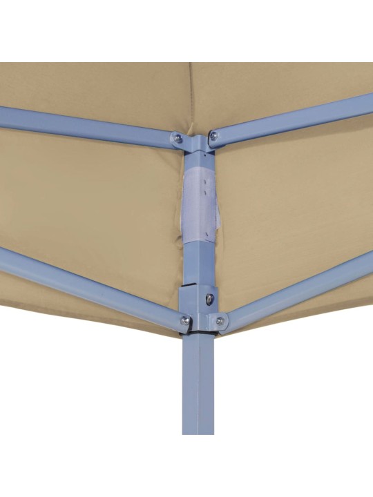 Proginės palapinės stogas, smėlio spalvos, 4x3m, 270 g/m²