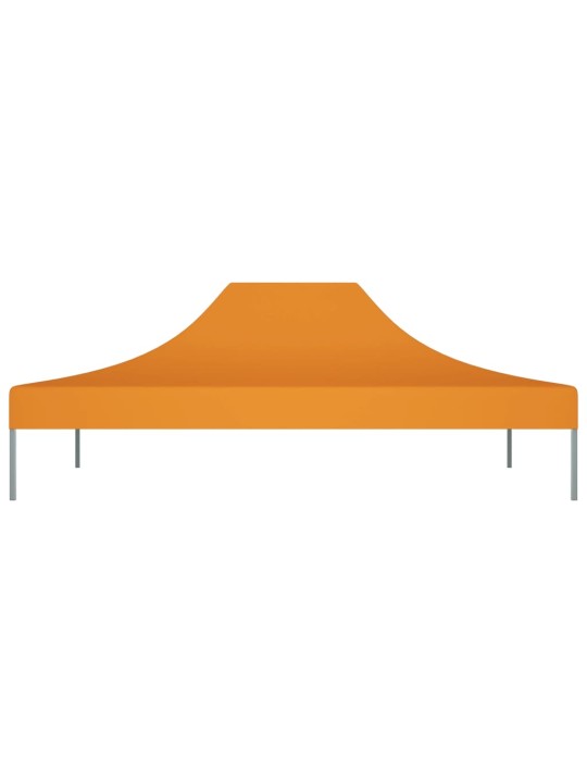 Proginės palapinės stogas, oranžinės spalvos, 4x3m, 270 g/m²