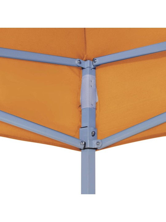 Proginės palapinės stogas, oranžinės spalvos, 4x3m, 270 g/m²