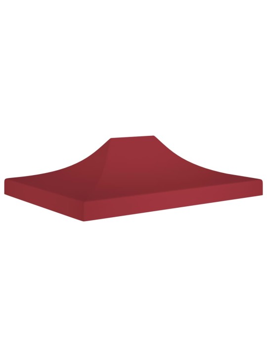 Proginės palapinės stogas, tamsiai raudonas, 4x3m, 270 g/m²