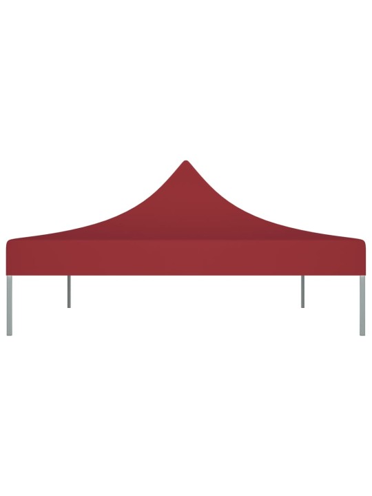 Proginės palapinės stogas, tamsiai raudonas, 4x3m, 270 g/m²