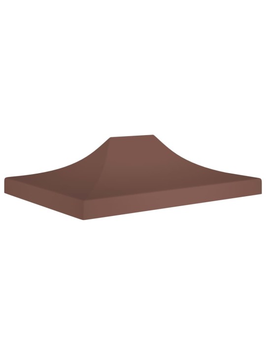 Proginės palapinės stogas, rudos spalvos, 4x3m, 270 g/m²