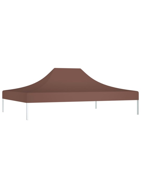 Proginės palapinės stogas, rudos spalvos, 4x3m, 270 g/m²