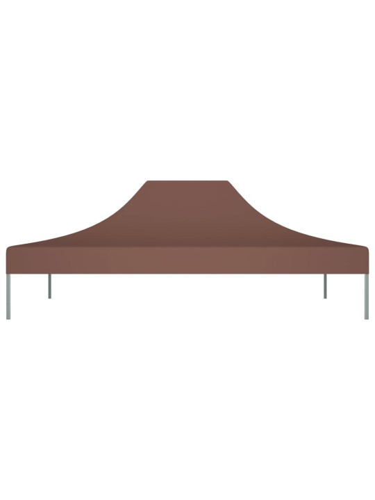 Proginės palapinės stogas, rudos spalvos, 4x3m, 270 g/m²
