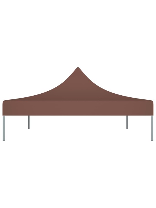 Proginės palapinės stogas, rudos spalvos, 4x3m, 270 g/m²