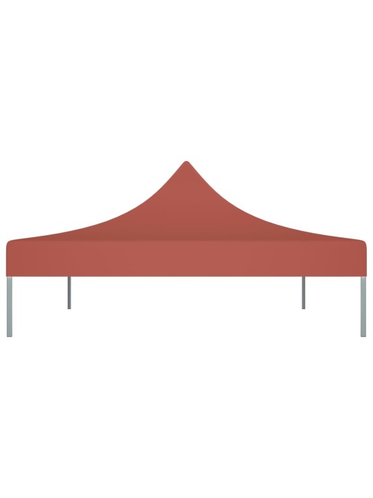 Proginės palapinės stogas, terakota spalvos, 4x3m, 270 g/m²