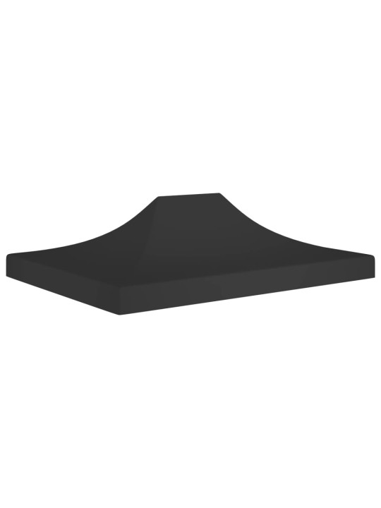 Proginės palapinės stogas, juodos spalvos, 4x3m, 270 g/m²