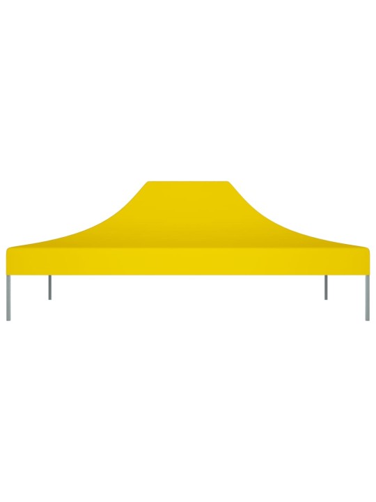 Proginės palapinės stogas, geltonos spalvos, 4x3m, 270 g/m²
