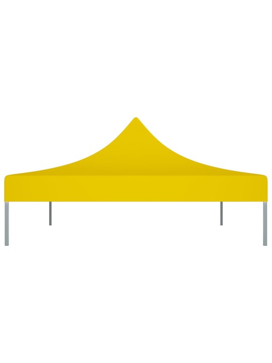 Proginės palapinės stogas, geltonos spalvos, 4x3m, 270 g/m²
