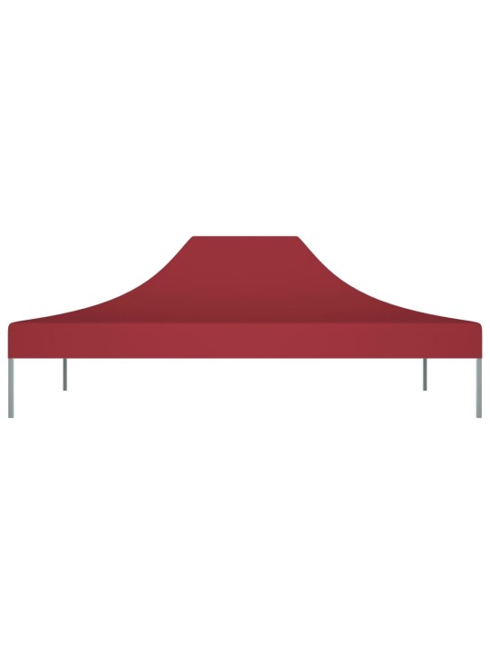 Proginės palapinės stogas, tamsiai raudonas, 4,5x3m, 270 g/m²