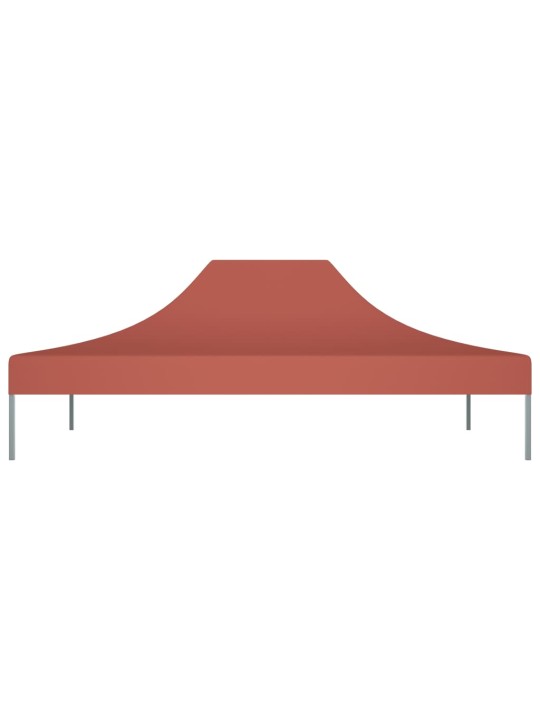 Proginės palapinės stogas, terakota spalvos, 4,5x3m, 270 g/m²