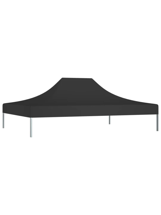 Proginės palapinės stogas, juodos spalvos, 4,5x3m, 270 g/m²