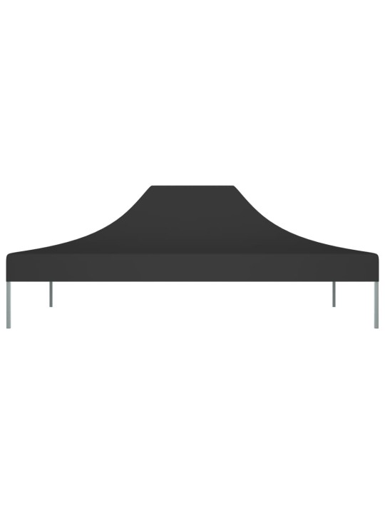 Proginės palapinės stogas, juodos spalvos, 4,5x3m, 270 g/m²