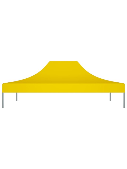 Proginės palapinės stogas, geltonos spalvos, 4,5x3m, 270 g/m²