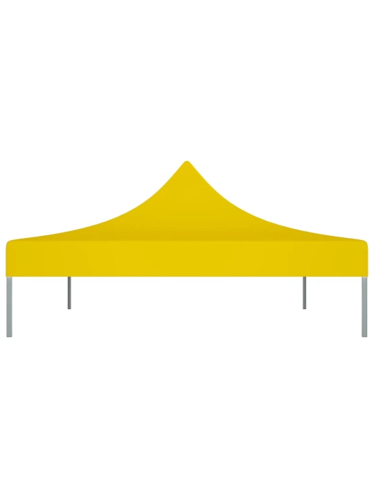 Proginės palapinės stogas, geltonos spalvos, 4,5x3m, 270 g/m²