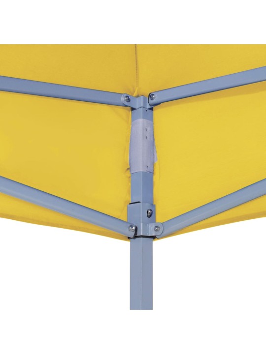 Proginės palapinės stogas, geltonos spalvos, 4,5x3m, 270 g/m²
