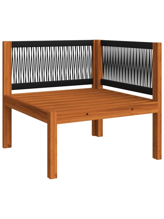 Keturvietė sodo sofa su pagalvėlėmis, akacijos medienos masyvas