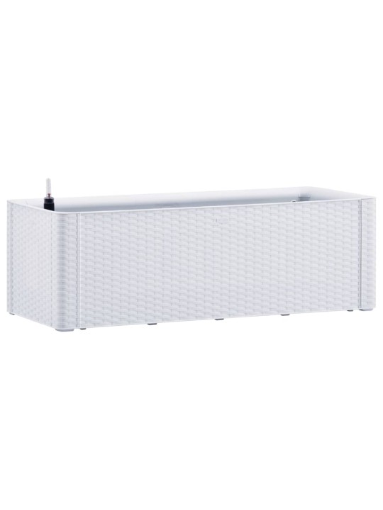 Lovelis su savaiminio laistymo sistema, baltas, 100x43x33cm