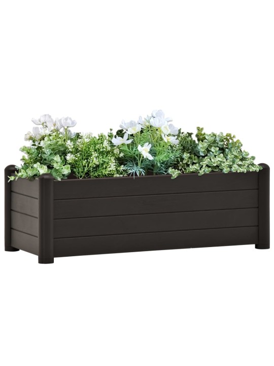 Aukštas sodo lovelis, antracito, 100x43x35cm, PP