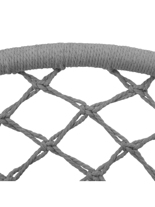 Hamakas-supama kėdė, pilkos spalvos, 80cm