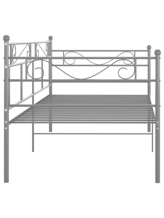 Sofos-lovos rėmas, pilkos spalvos, 90x200cm, metalas