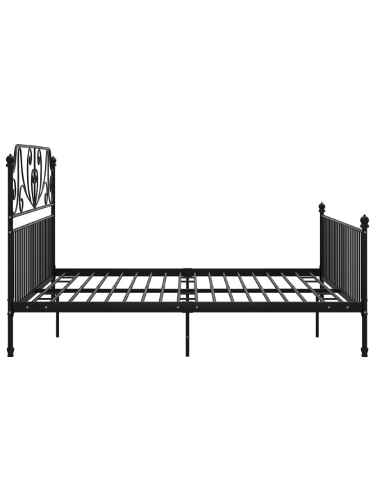 Lovos rėmas, juodos spalvos, 200x200cm, metalas