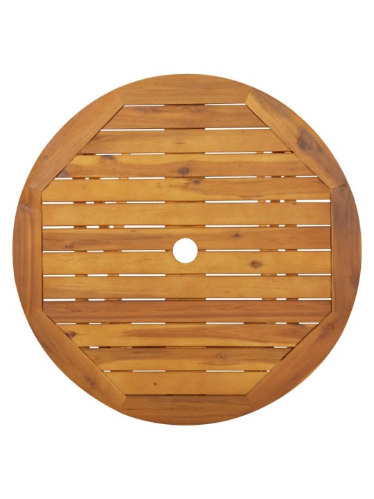 Sulankstomas sodo stalas, 70cm, akacijos medienos masyvas