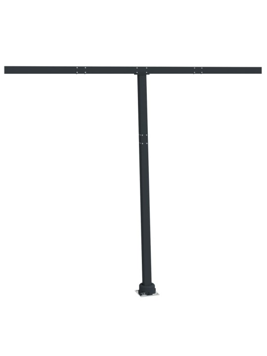 Markizės stulpų rinkinys, antracito spalvos, 300x245cm, geležis