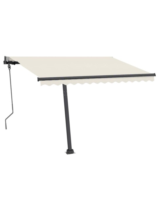 Markizės stulpų rinkinys, antracito spalvos, 300x245cm, geležis