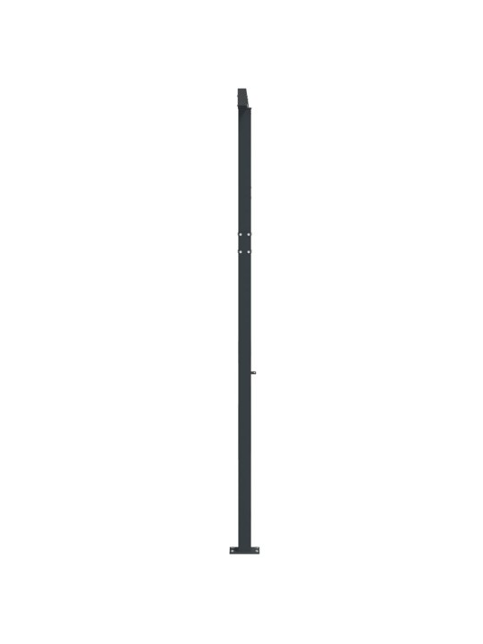 Markizės stulpų rinkinys, antracito spalvos, 600x245cm, geležis