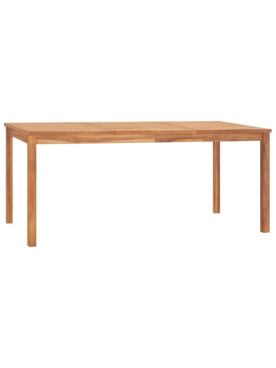 Sodo valgomojo stalas, 180x90x77cm, tikmedžio medienos masyvas