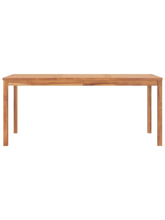 Sodo valgomojo stalas, 180x90x77cm, tikmedžio medienos masyvas