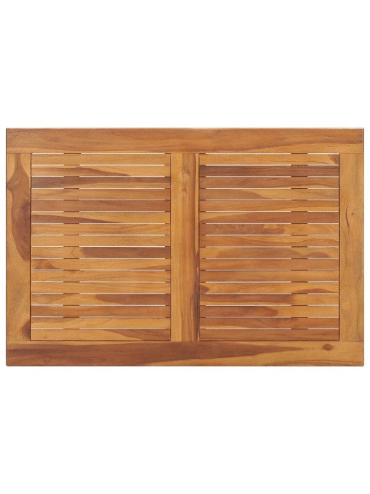 Sulankstomas sodo valgomojo stalas, 90x60x75cm, tikmedis