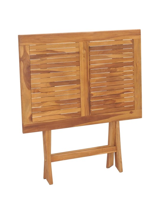 Sulankstomas sodo valgomojo stalas, 90x60x75cm, tikmedis