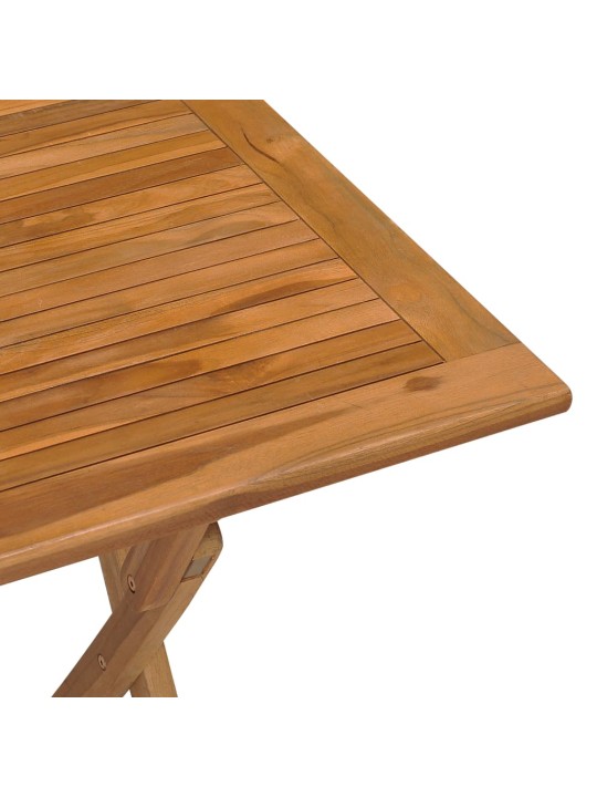 Sulankstomas sodo valgomojo stalas, 90x60x75cm, tikmedis