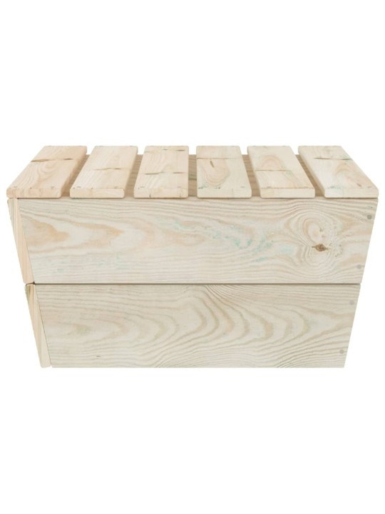 Sodo staliukai, 2vnt., 60x60x30cm, impregnuota eglės mediena