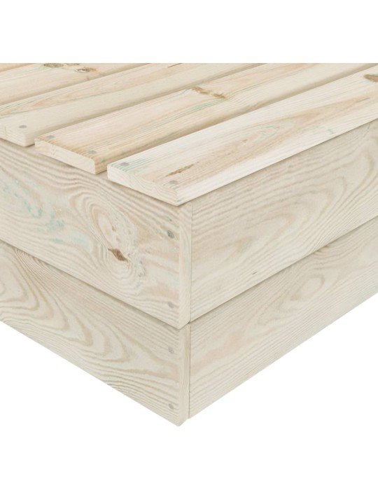 Sodo staliukai, 2vnt., 60x60x30cm, impregnuota eglės mediena