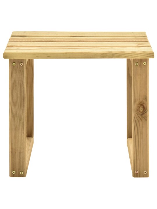 Staliukas prie saulės gulto, 30x30x26cm, impregnuota pušis