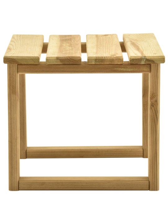 Staliukas prie saulės gulto, 30x30x26cm, impregnuota pušis