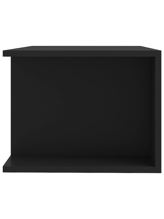 Televizoriaus spintelė su LED apšvietimu, juoda, 90x39x30cm